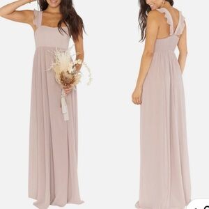 Show Me Your MuMu Dusty Blush June Maxi Dress